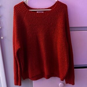 old navy red sweater